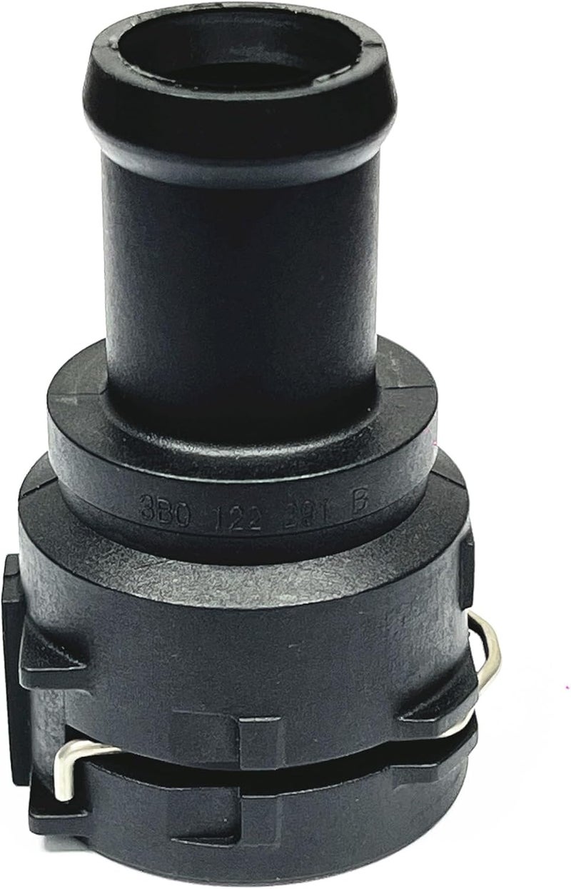 FEEDUN 3B0122291B,NW16,0°,Coolant Hose Connector Adapter,Radiator Pipe Line Fitting for Volkswagen Tiguan/Atlas/Jetta/Taos/Golf,for Audi A3/S3/RS3/Q3/TT,Engine Heater Hose Assembly Junction Flange,5QD122291C - Image 1